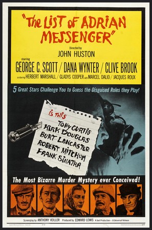 The List of Adrian Messenger - Movie Poster (thumbnail)