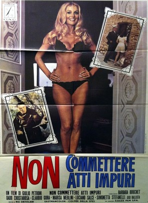 Non commettere atti impuri - Italian Movie Poster (thumbnail)