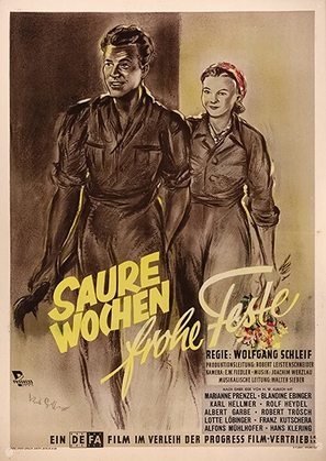 Saure Wochen - frohe Feste - German Movie Poster (thumbnail)