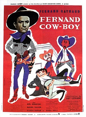Fernand cow-boy - French Movie Poster (thumbnail)