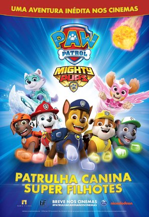&quot;PAW Patrol&quot; Mighty Pups - Brazilian Movie Poster (thumbnail)
