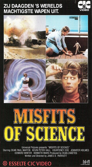 &quot;Misfits of Science&quot; - Dutch VHS movie cover (thumbnail)