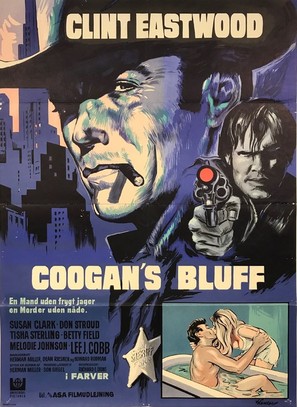 Coogan&#039;s Bluff - Danish Movie Poster (thumbnail)