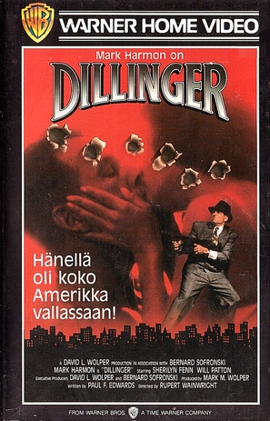 Dillinger - Finnish VHS movie cover (thumbnail)