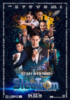 Bitcoins Heist - Vietnamese Movie Poster (thumbnail)