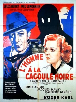 La b&ecirc;te aux sept manteaux - French Movie Poster (thumbnail)