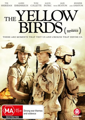 The Yellow Birds - Australian DVD movie cover (thumbnail)