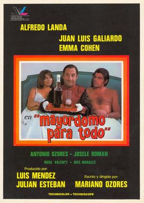 Mayordomo para todo - Spanish Movie Poster (thumbnail)