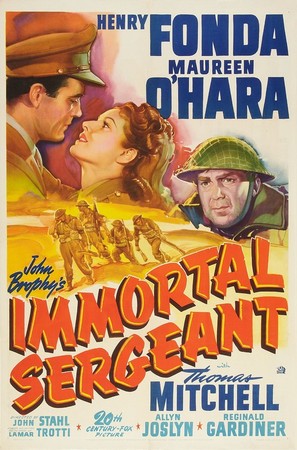 Immortal Sergeant - Movie Poster (thumbnail)