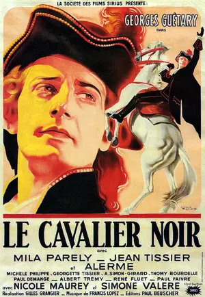 Le cavalier noir  Poster