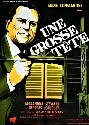 Une grosse t&ecirc;te - French Movie Poster (thumbnail)