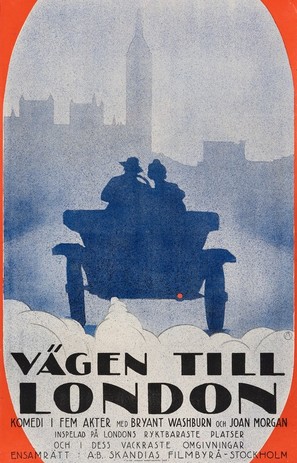 The Road to London - Swedish Movie Poster (thumbnail)