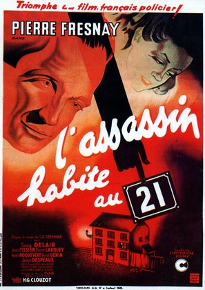 L&#039;assassin habite... au 21 - French Movie Poster (thumbnail)