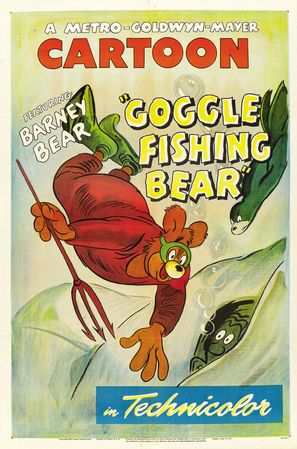 Goggle Fishing Bear - Movie Poster (thumbnail)