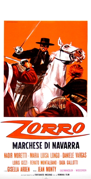 Zorro marchese di Navarra - Italian Movie Poster (thumbnail)