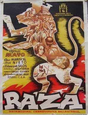 Raza - Spanish Movie Poster (thumbnail)