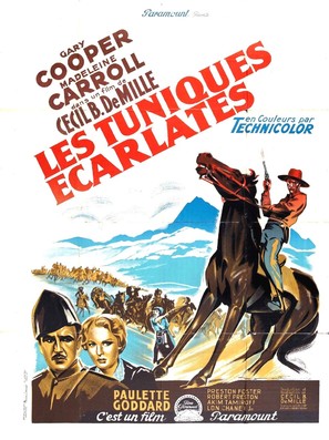 North West Mounted Police - French Movie Poster (thumbnail)