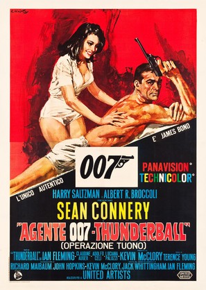 Thunderball - Italian Movie Poster (thumbnail)