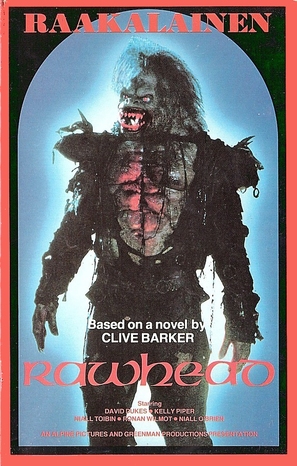Rawhead Rex - Finnish VHS movie cover (thumbnail)