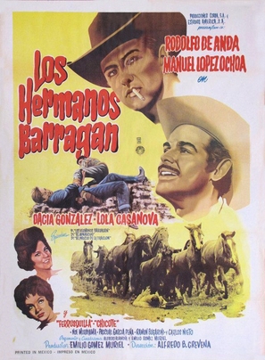 Los hermanos Barrag&aacute;n - Mexican Movie Poster (thumbnail)