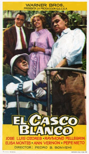 El casco blanco - Spanish Movie Poster (thumbnail)