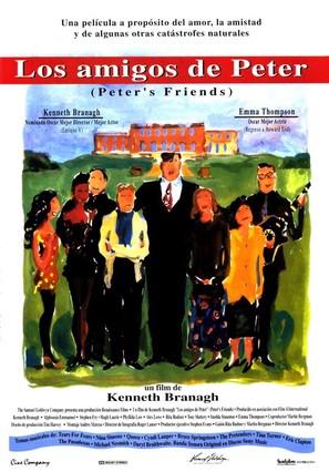 Peter&#039;s Friends - Spanish Movie Poster (thumbnail)