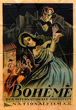 Boh&egrave;me - K&uuml;nstlerliebe - German Movie Poster (thumbnail)