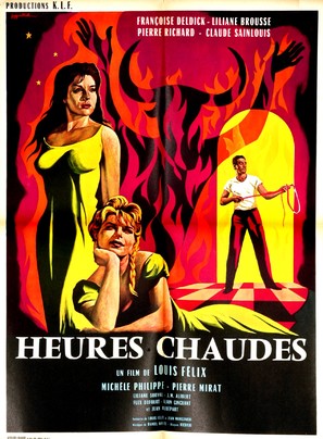 Heures chaudes - French Movie Poster (thumbnail)