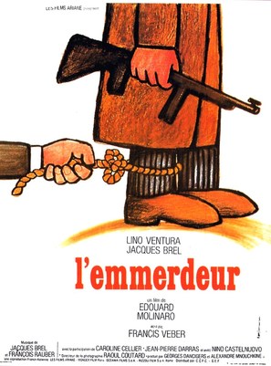 L&#039;emmerdeur - French Movie Poster (thumbnail)