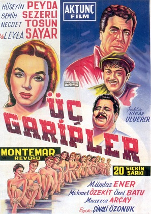 &Uuml;&ccedil; garipler - Turkish Movie Poster (thumbnail)