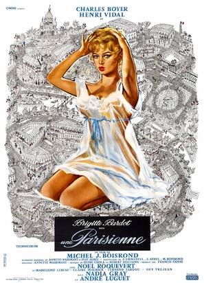 Une parisienne - French Movie Poster (thumbnail)