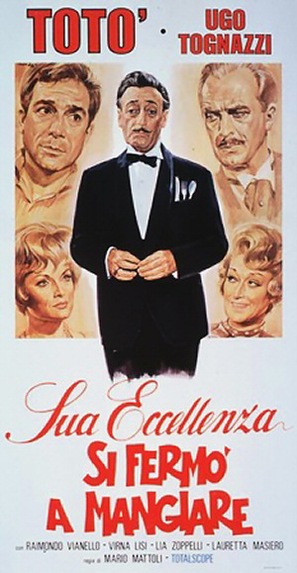 Sua Eccellenza si ferm&ograve; a mangiare - Italian Theatrical movie poster (thumbnail)