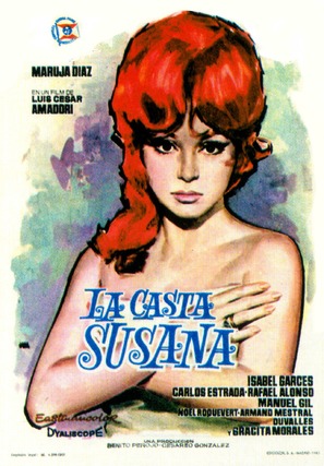 La casta Susana - Spanish Movie Poster (thumbnail)