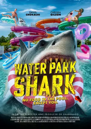 Water Park Shark Poster