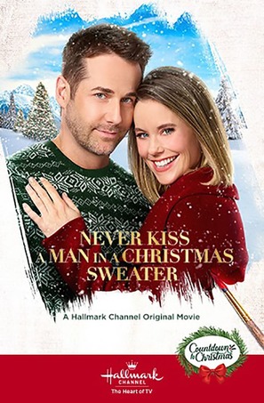 Never Kiss a Man in a Christmas Sweater - Movie Poster (thumbnail)