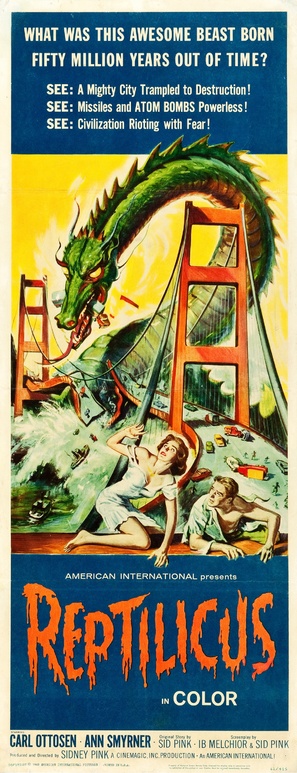 Reptilicus - Movie Poster (thumbnail)