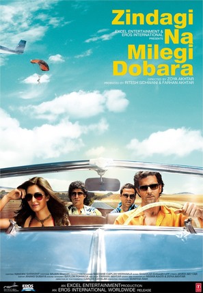 Zindagi Na Milegi Dobara - Indian Movie Poster (thumbnail)