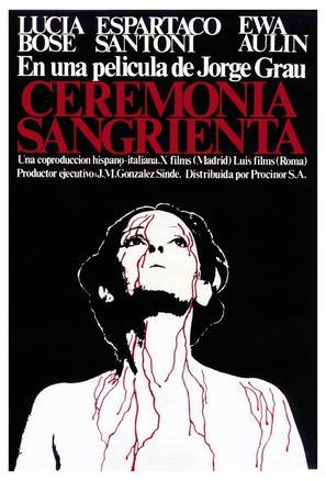 Ceremonia sangrienta - Spanish Movie Poster (thumbnail)