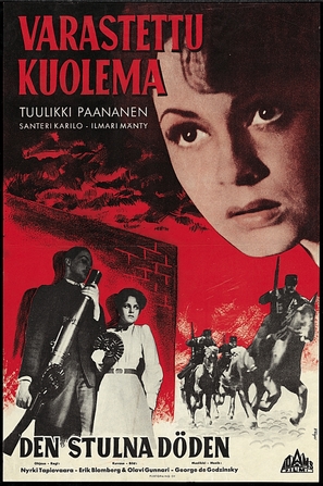 Varastettu kuolema - Finnish Movie Poster (thumbnail)