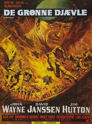 The Green Berets - Danish Movie Poster (thumbnail)