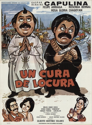 Un cura de locura - Mexican Movie Poster (thumbnail)