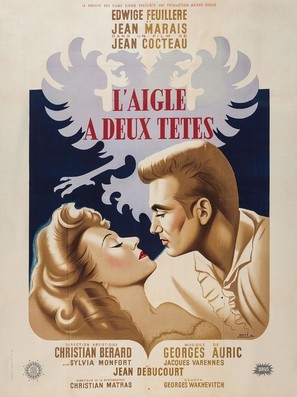 L&#039;aigle &agrave; deux t&ecirc;tes - French Movie Poster (thumbnail)
