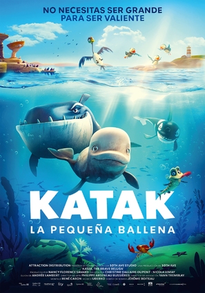 Katak, the Brave Beluga - Spanish Movie Poster (thumbnail)