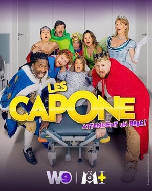 Les Capone attendent un b&eacute;b&eacute; - French Movie Poster (thumbnail)