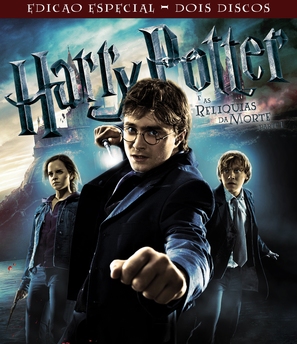 Harry Potter and the Deathly Hallows - Part 1 - Brazilian Blu-Ray movie cover (thumbnail)