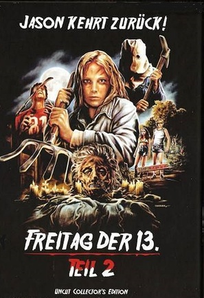 Friday the 13th Part 2 - German Blu-Ray movie cover (thumbnail)