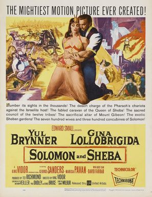 Solomon and Sheba - Movie Poster (thumbnail)