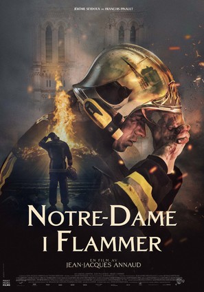 Notre-Dame br&ucirc;le - Norwegian Movie Poster (thumbnail)