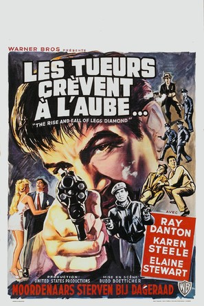 The Rise and Fall of Legs Diamond - Belgian Movie Poster (thumbnail)