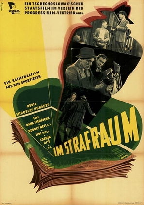 V trestn&eacute;m &uacute;zem&iacute; - German Movie Poster (thumbnail)